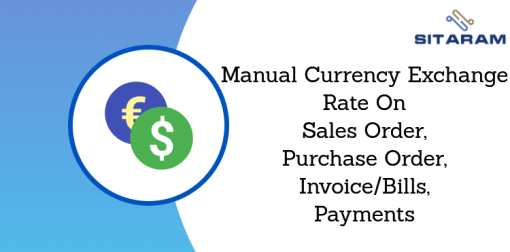 Manual Currency Exchange rate