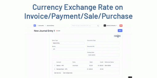 Manual Currency Exchange Rate