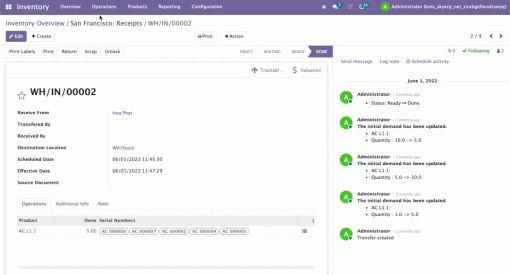 Odoo Direct Print