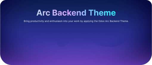 Arc Backend Theme Enterprise