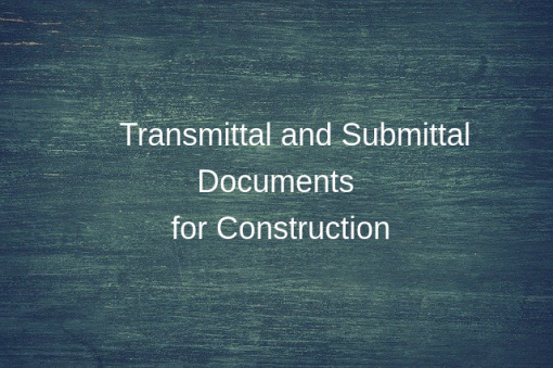 Transmittals Documents and Submittals Document