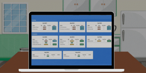 Pos Kitchen Screen