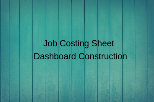 Dashboard for Project for Construction and Job Contracting