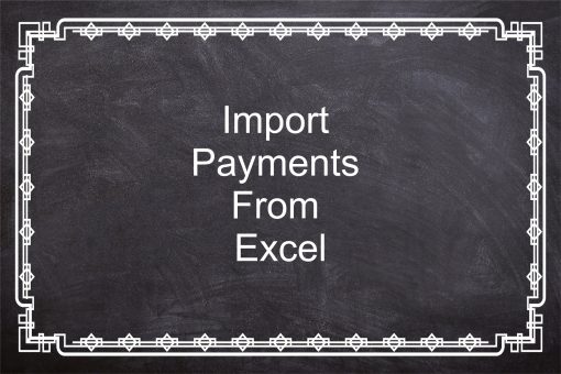 Import Customer/Supplier Payments