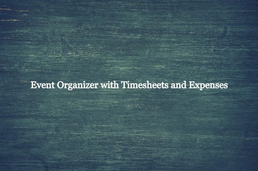 Organizer with Expenses and Timesheets