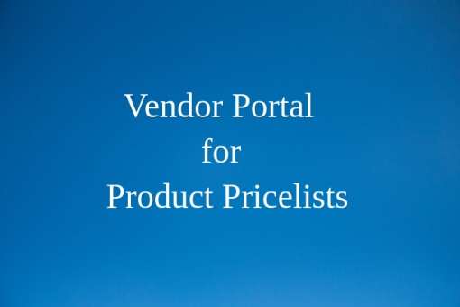 Vendor Portal for Pricelists