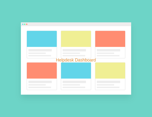 Dashboard for Helpdesk