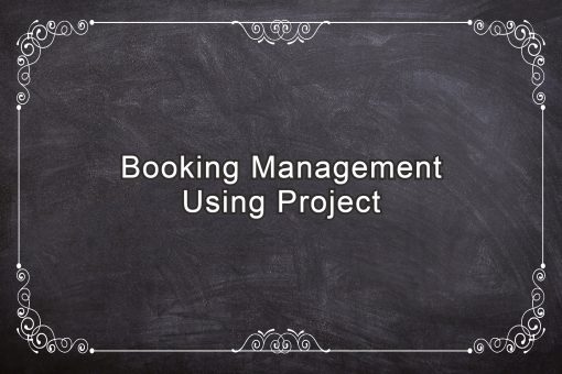 Booking System Management