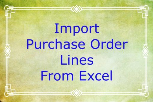 Import Purchase Order Line