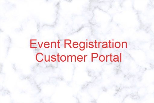 Event Registration Portal for Customer