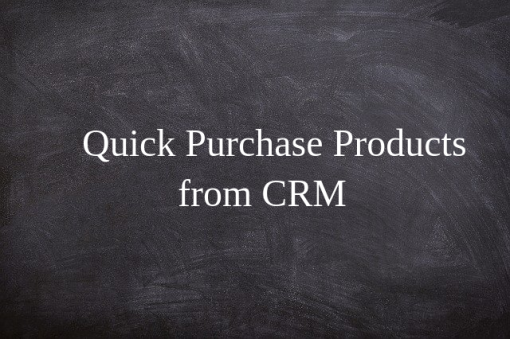 Quick Purchase Products