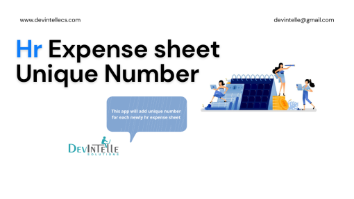 Hr Expense sheet Uniq Number, Expense Number