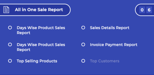 All In One Sale Reports
