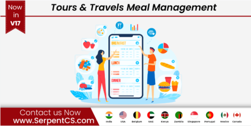 Tours & Travels Meal Management