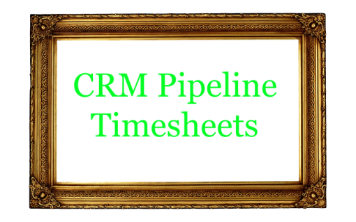 Timesheets on CRM Pipeline/Opportunity