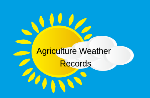 Agriculture Weather Records