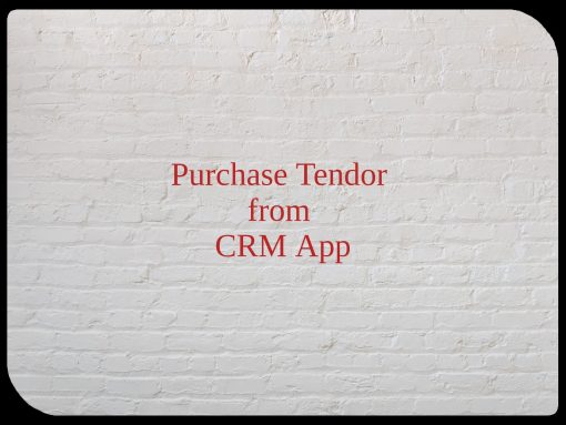 Purchase Agreements / Tendor / Requisition from CRM Opportunity