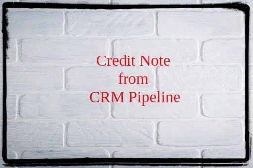 Credit Note from CRM