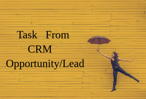 Project Task from CRM Opportunity/Lead