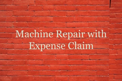 Machine Repair with Employee/User Expense Claim