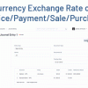 Manual Currency Exchange Rate