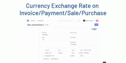 Manual Currency Exchange Rate