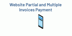 Website Partial and Multiple Invoices Payment in Odoo App