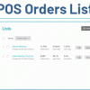 pos orders list