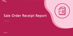Sale Order Receipt Report