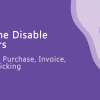 All in One Disable Followers