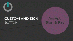 Custom 'Review, Sign & Accept' Quotation