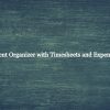 Organizer with Expenses and Timesheets