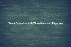 Organizer with Expenses and Timesheets