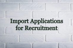 HR Applications Import