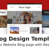 Blog design theme