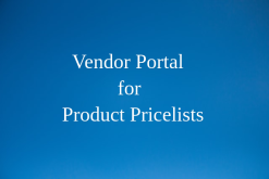 Vendor Portal for Pricelists