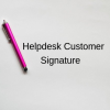 Signature of Customer