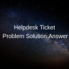 Solution Answer for Helpdesk
