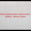 RMA for Point of Sales