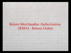 RMA for Point of Sales