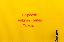 Tickets Volumn Trends for Helpdesk