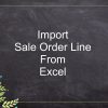 Import Sales Order Line