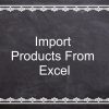 Import Products using Excel