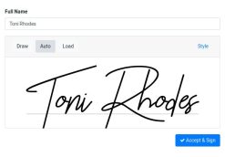 Customer Signature