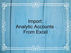 Import Analytic Accounts from Excel