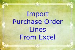 Import Purchase Order Line