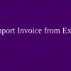 Import Invoice from Excel