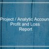 Analytic Account Profit and Loss