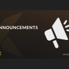 Announcements