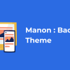 Manon Backend Theme